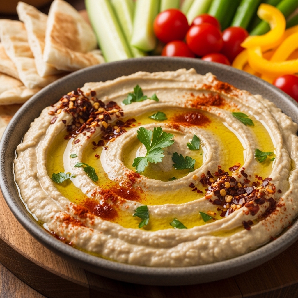 Another beautiful angle of the dish