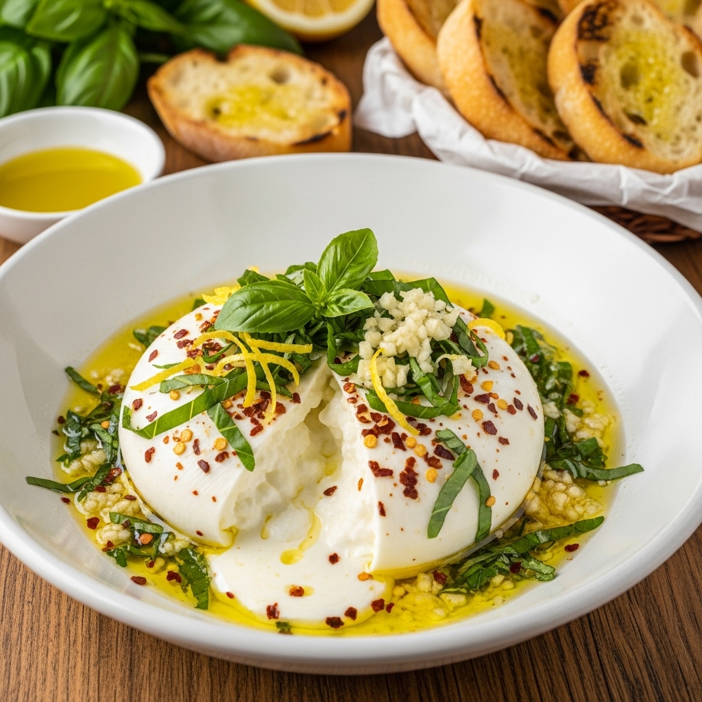 Another beautiful angle of the dish