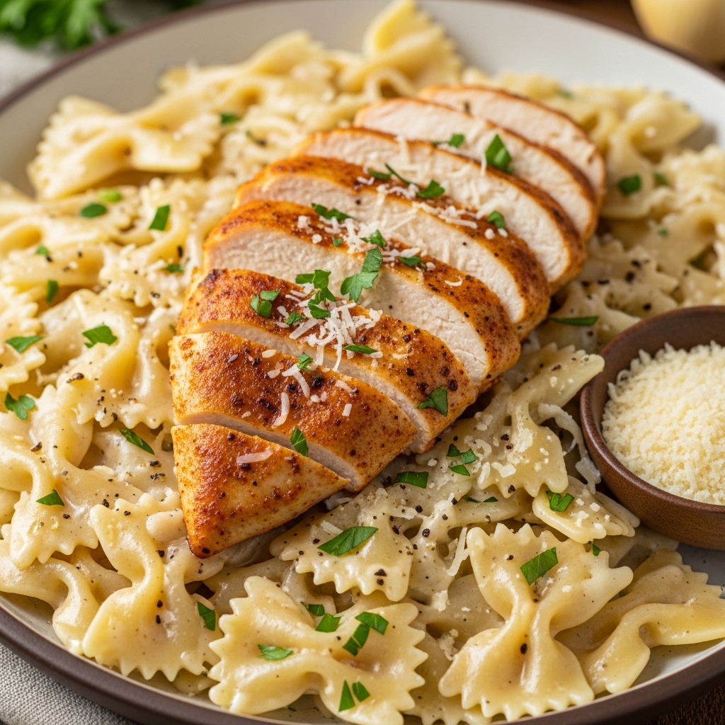 Another beautiful angle of the dish