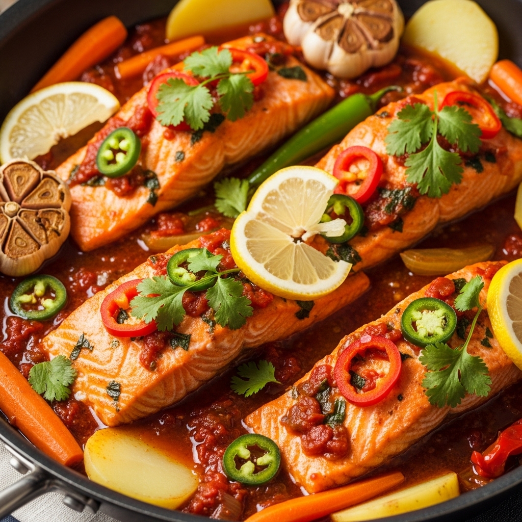 Another beautiful angle of the dish