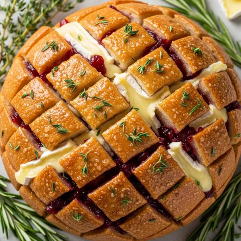 Cranberry Brie Pull-Apart Bread