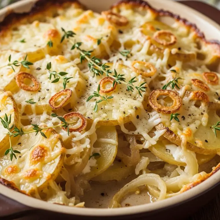 French Onion Potato Bake