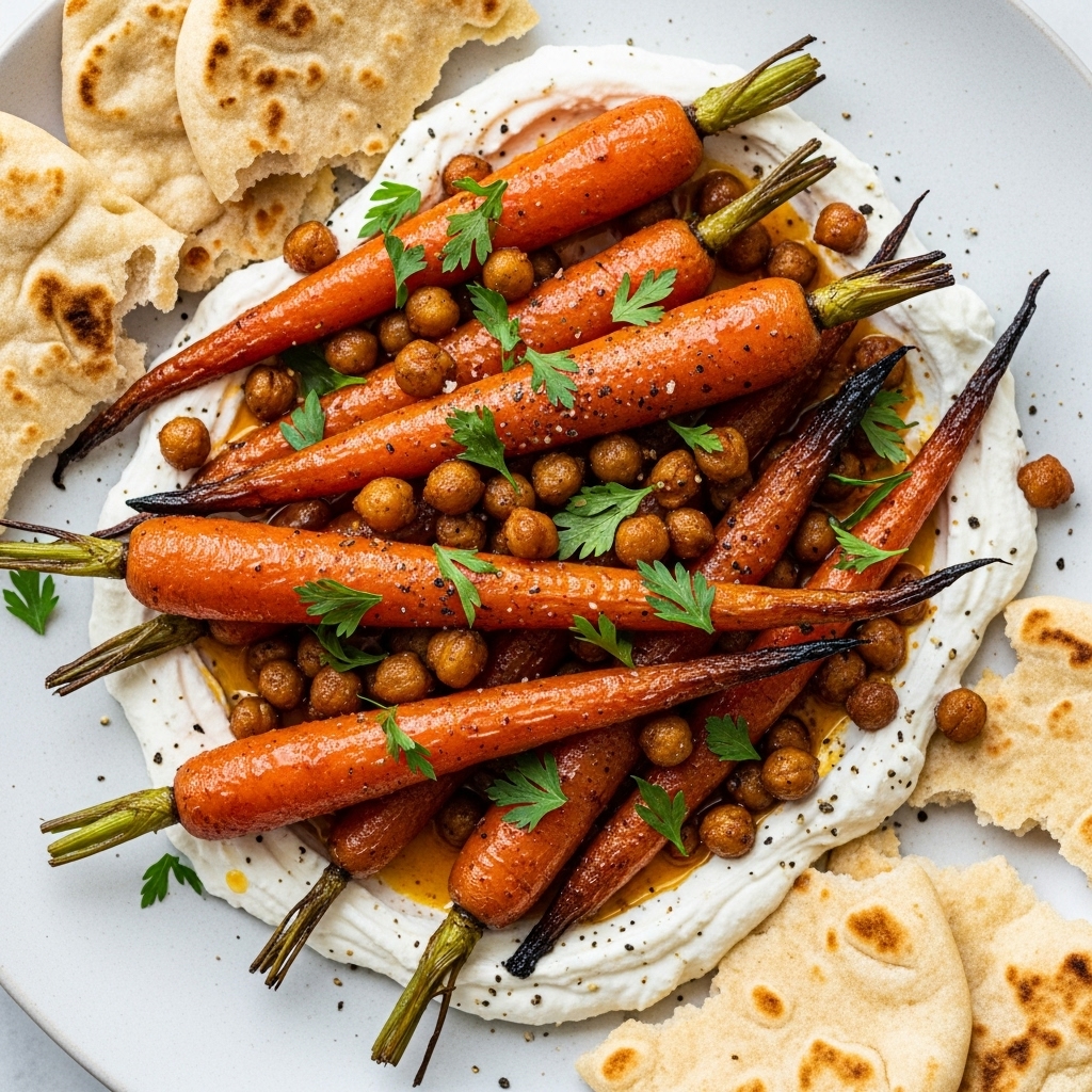 Another beautiful angle of the dish