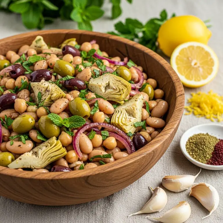Marinated Zaatar Bean Salad