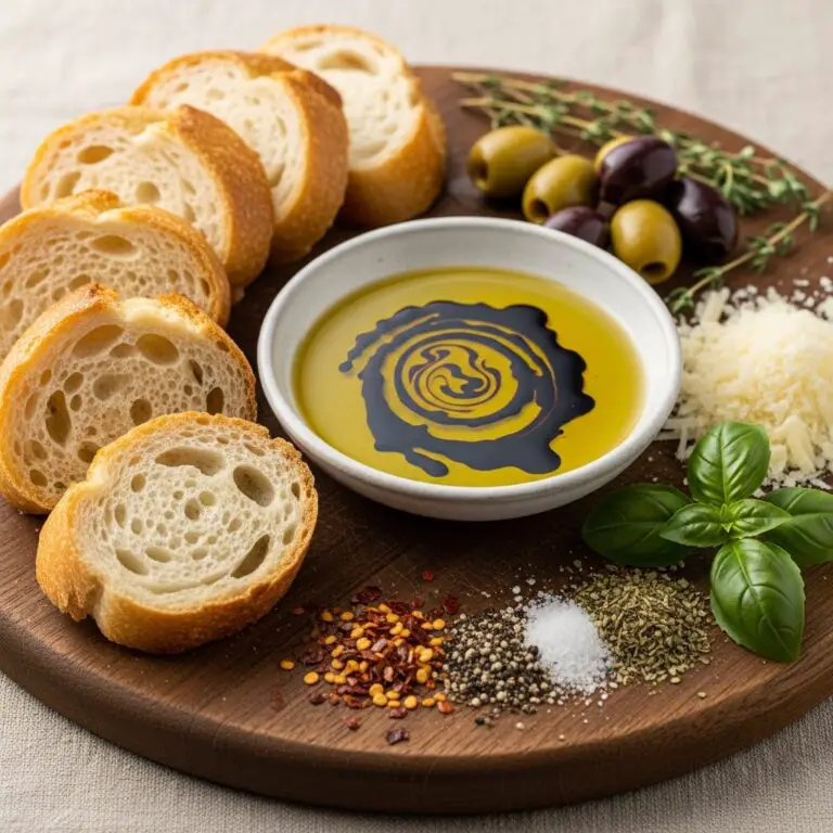 Olive Oil and Balsamic Vinegar Bread Dip