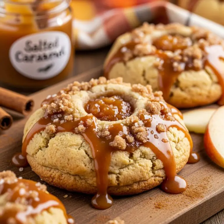 Salted Caramel Apple Pie Cookies