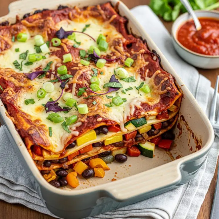 Veggie Mexican Lasagna